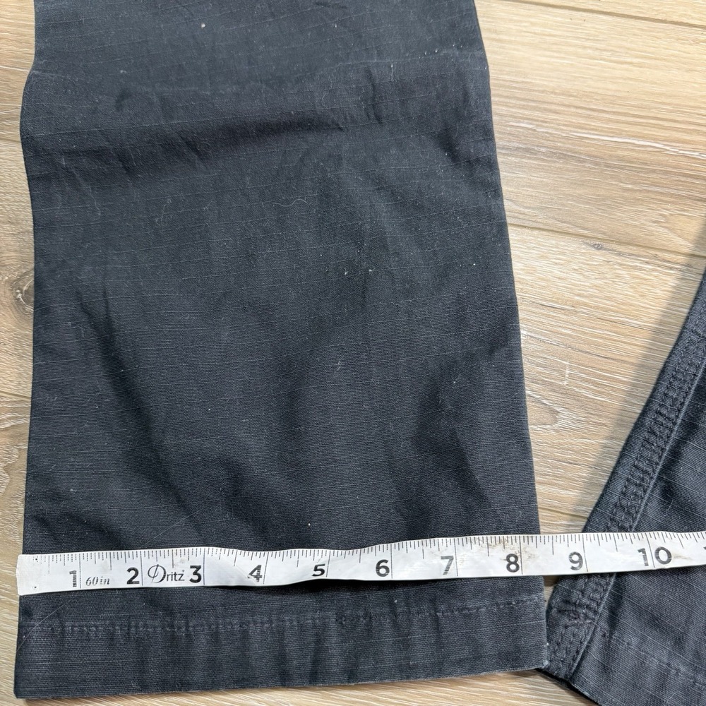 Carhartt B342-BLK Ripstop Cargo Double Knee Work Pants Sz 34x32 Relaxed Fit - Picture 5 of 7